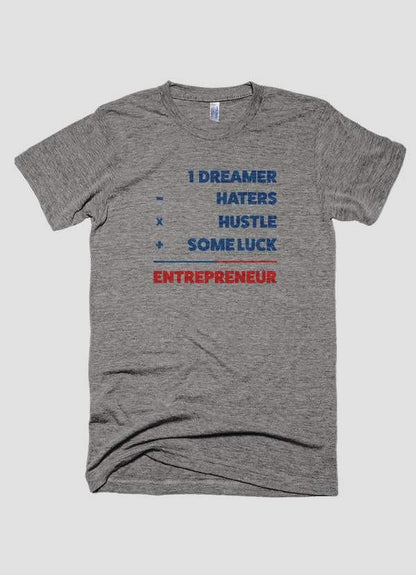 Scorpius Dreamer Hater Hustle printed T-shirt featuring bold graphic design and casual fit, shown on a plain background.