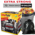 Boxed disposable garbage bags by Pear Daisy, 70 tear-resistant trash bags for home and garden use, puncture-resistant and durable.