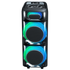 Pear Daisy IQ Sound TorusFLEX 2x10-inch portable Bluetooth DJ speaker with sleek design and control panel visible.