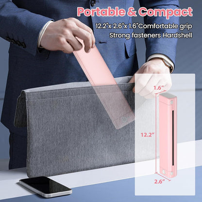 Wireless portable printer from Pear Daisy for travel, supports 8.5" x 11" thermal printing, ideal for home and garden use.