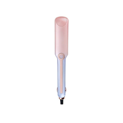 Pear Daisy professional steam hair straightener with ceramic tourmaline ionic plates, ideal for sleek, smooth hairstyles.