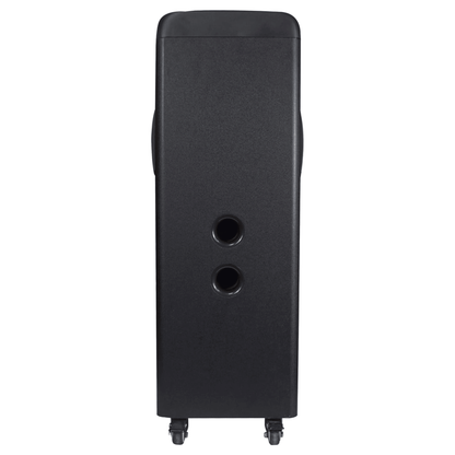 Pear Daisy IQ Sound TorusFLEX portable Bluetooth DJ speaker with two 10-inch speakers, ideal for home and outdoor entertainment.
