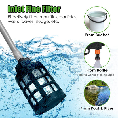 Pear Daisy cordless pressure washer with 400 PSI and 300W for home and garden cleaning, portable and handheld.