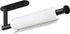 Pear Daisy paper towel holder, self-adhesive or drill-mounted, for kitchen or home use, made of durable metal with a sleek design.
