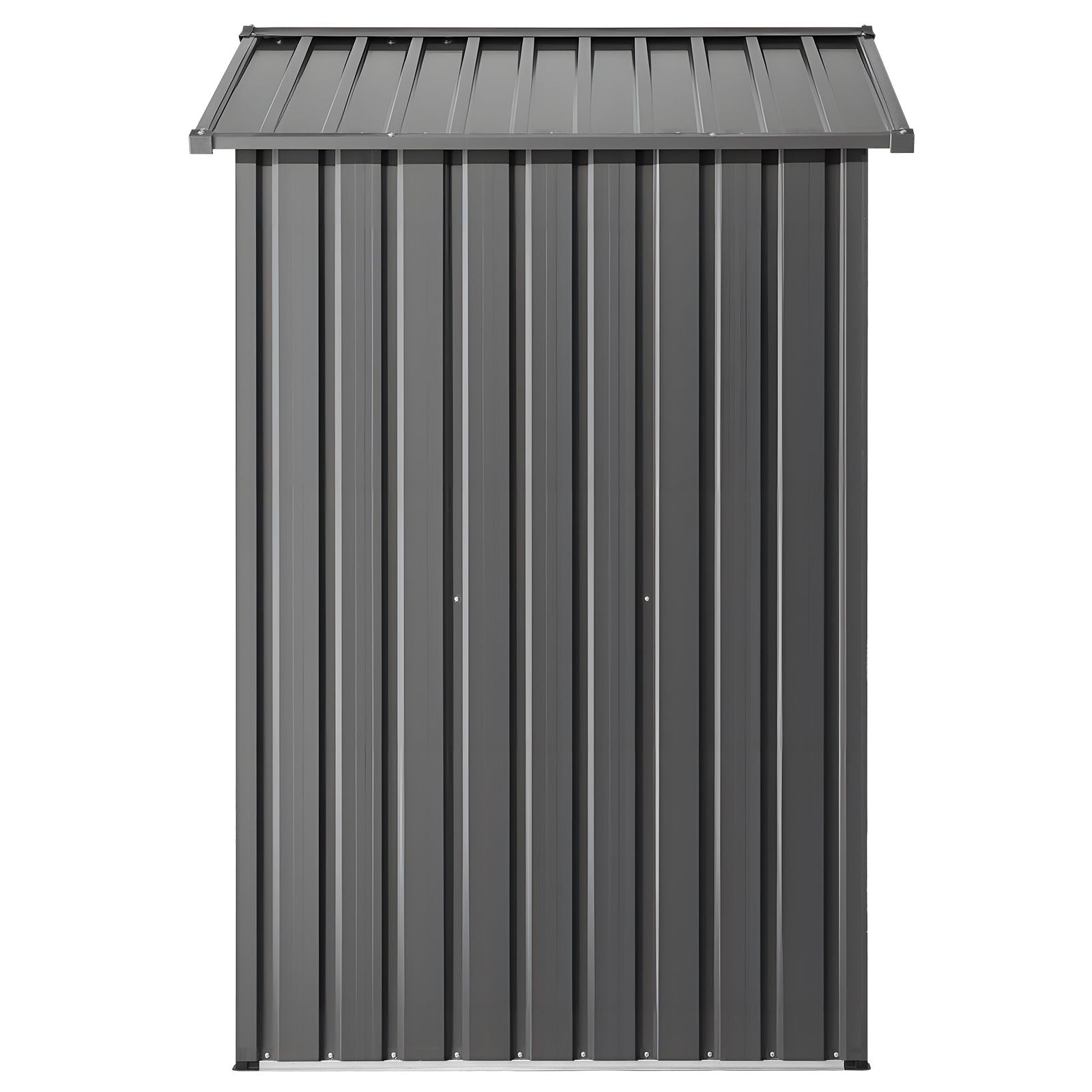 Pear Daisy 6x4 ft metal garden shed with lockable doors, outdoor storage solution for tools and gardening supplies.