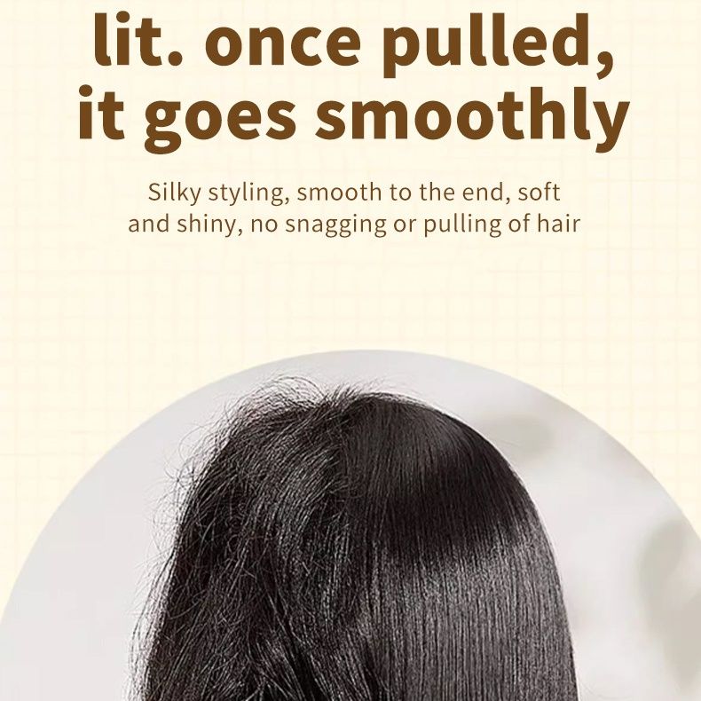 Pear Daisy professional ceramic tourmaline ionic steam hair straightener with flat plates for smooth, shiny hair styling.