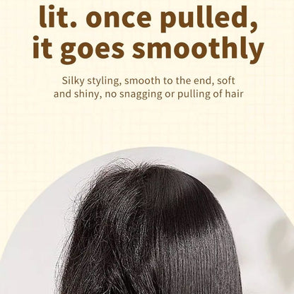 Pear Daisy professional ceramic tourmaline ionic steam hair straightener with flat plates for smooth, shiny hair styling.