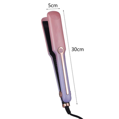 Pear Daisy professional ceramic tourmaline ionic steam hair straightener with a sleek flat design for smooth, shiny hair.