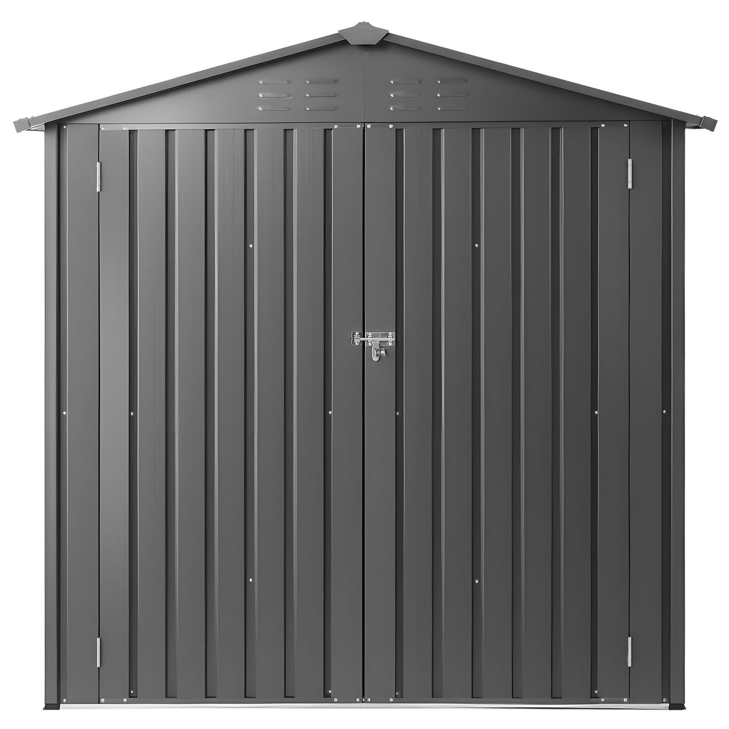 Metal garden shed by Pear Daisy, 6 x 4 ft outdoor storage shed with lockable doors, ideal for home and garden organization.
