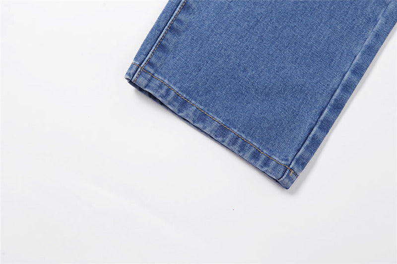 Carmine Juneberry Papillon High-Rise Jeans Haute Edition 25 featuring a classic blue denim look and high waist style.