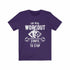 Black Plum Charlie The Real Workout T-shirt with bold white text, casual fit, short sleeves, and crew neck.