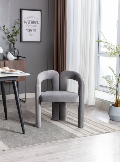 Set of 2 Contemporary Upholstered Accent Chair