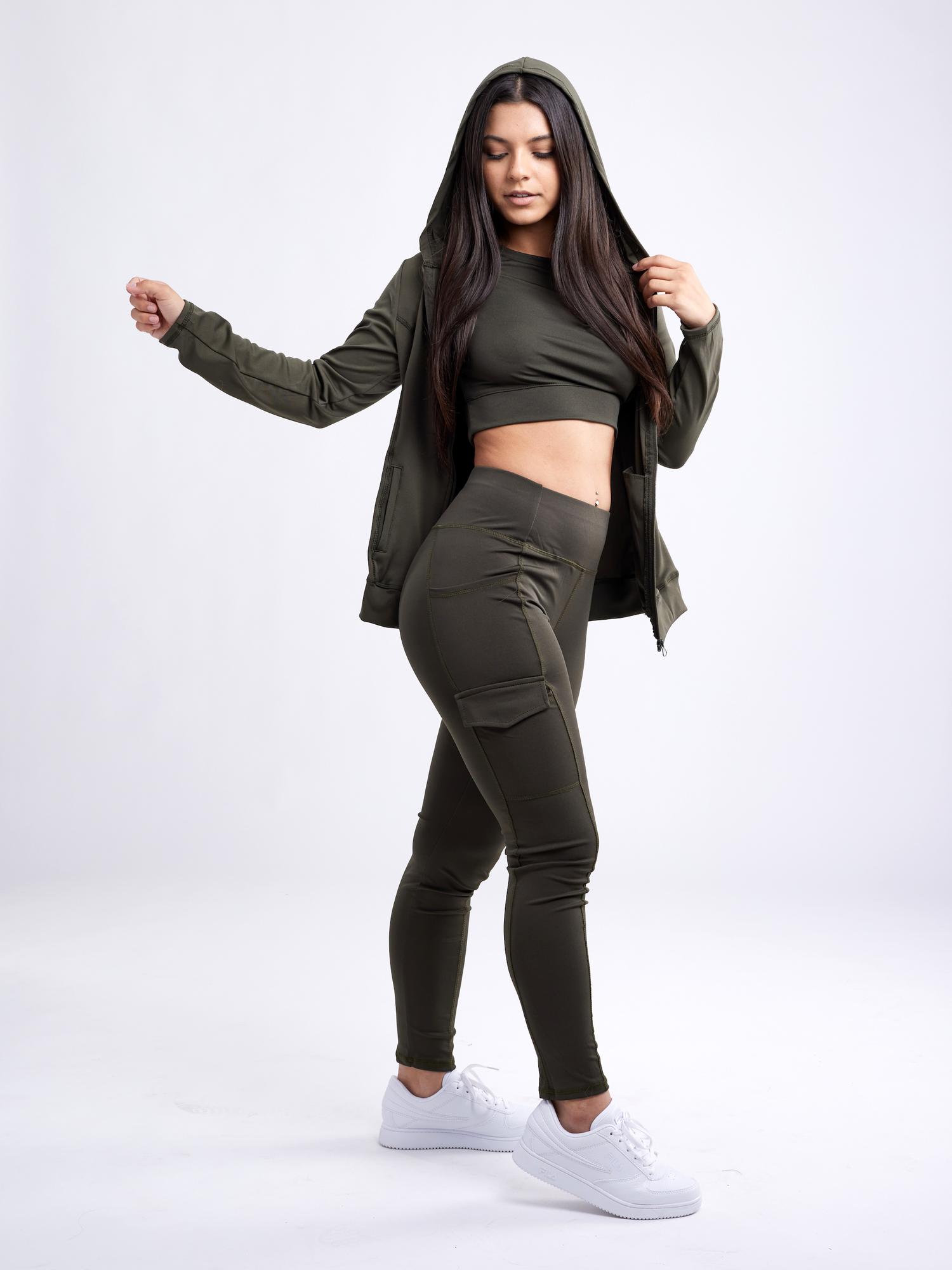 Sky Iapetus JupiterGear short-sleeve crop top, stylish activewear with a fitted design and breathable fabric in vibrant colors.