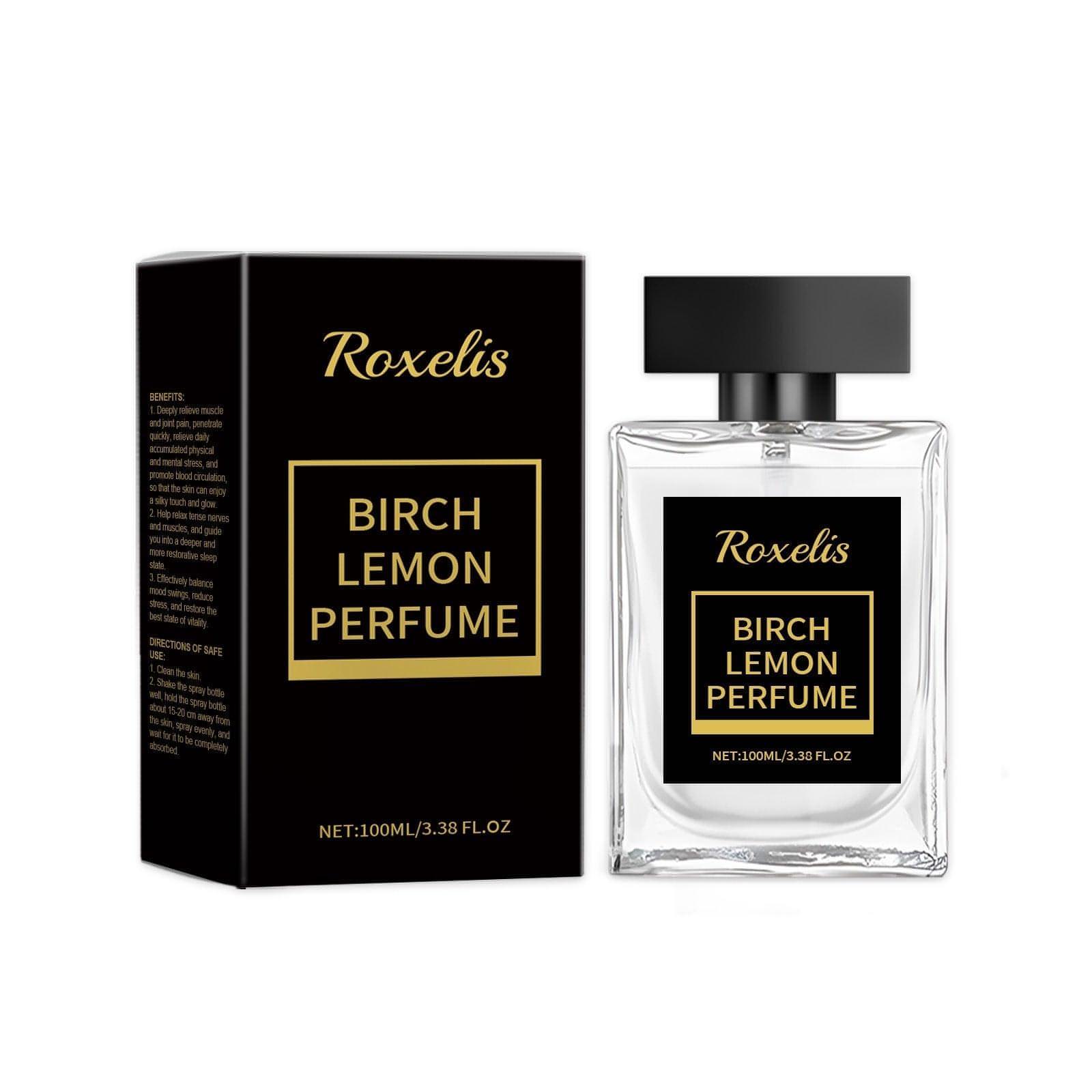 Carmine Juneberry Birch Lemon Parfum for men, long-lasting body aromatherapy with fresh citrus scent in a sleek bottle