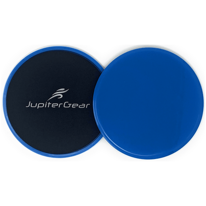 Black Lavender core and abs exercise sliders for fitness workouts, showing ergonomic plastic discs on a smooth surface.