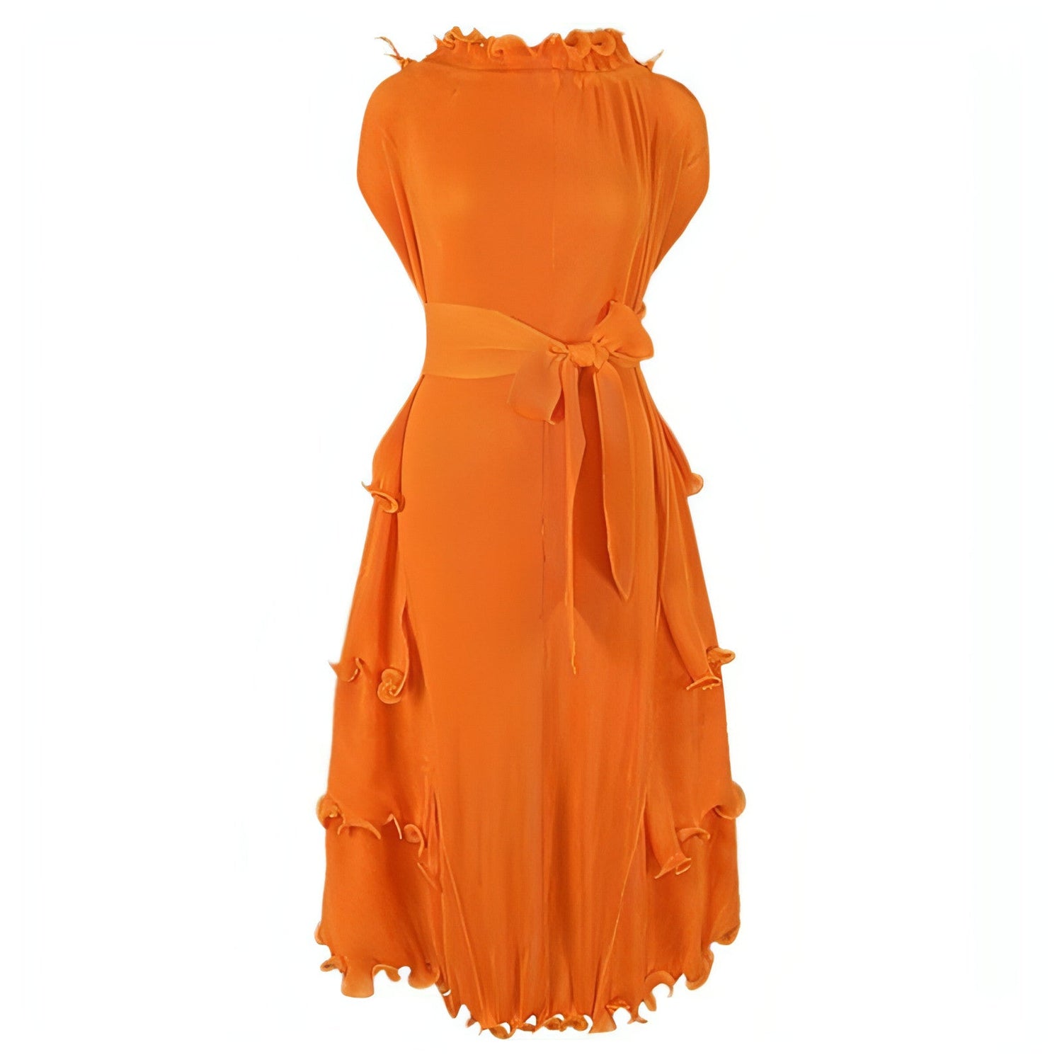 Carmine Juneberry autumn short sleeve pleated dress with elegant design, perfect for stylish fall fashion.