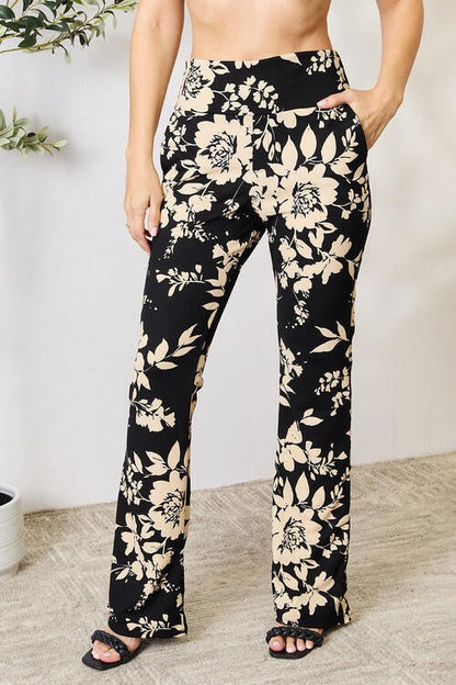 Jade Icarus Heidi Flare Pants in stylish fabric, featuring a high-waisted design and wide-leg silhouette for a trendy look.