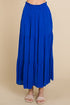 Jade Icarus Culture Code full size frill ruched midi skirt, featuring a stylish design with ruffles and ruching details.
