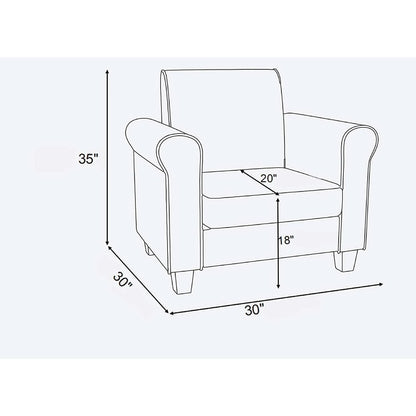 Black Accent Chair Modern Design For Living Room Furniture