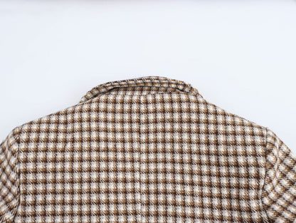 Carmine Juneberry retro plaid wool-look coat, stylish jackets and coats with a classic plaid pattern and cozy fit.
