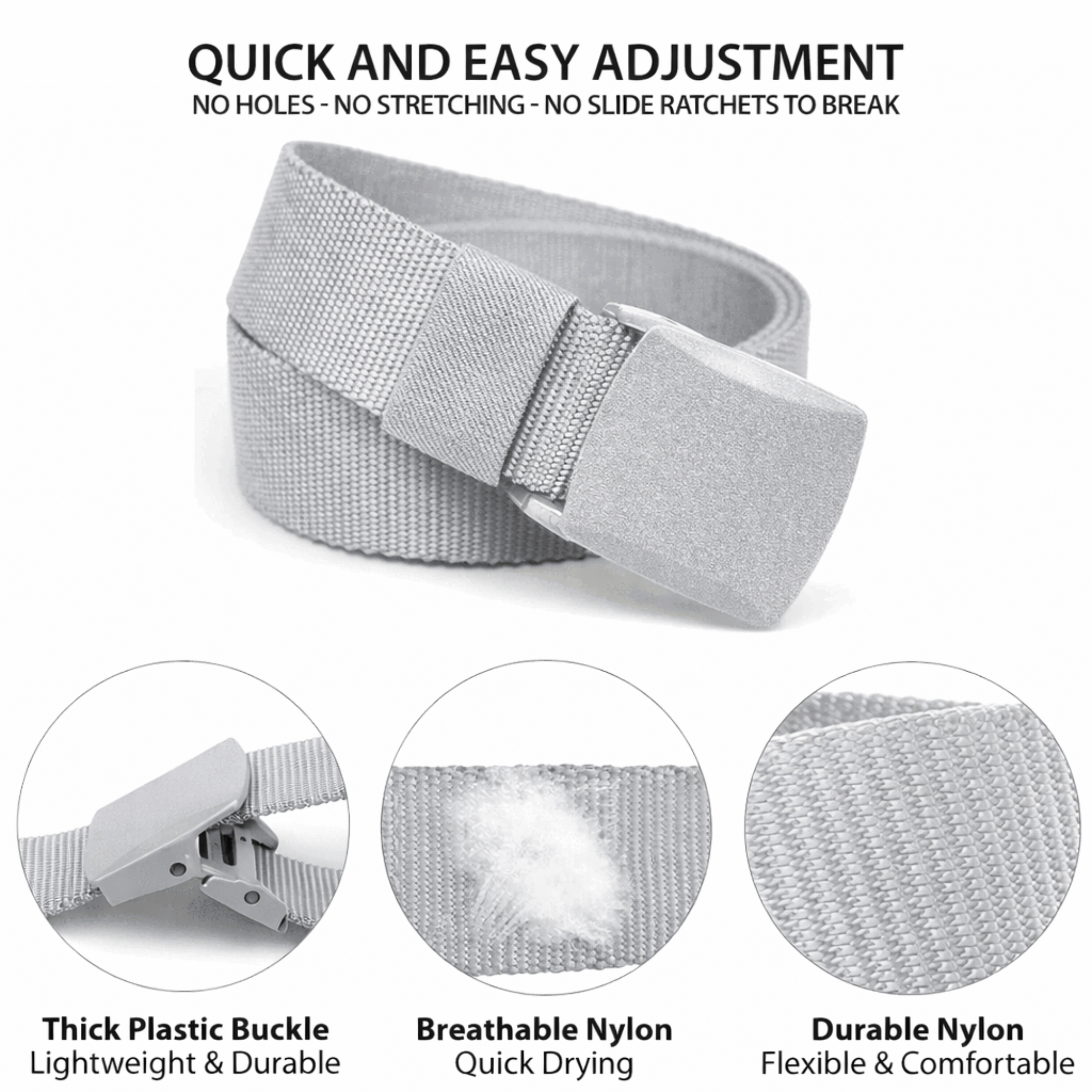 Black Lavender XGear tactical nylon belt with adjustable strap and plastic buckle, suitable for outdoor and tactical use
