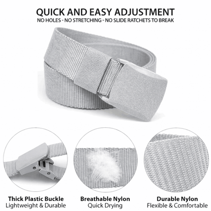 Black Lavender XGear tactical nylon belt with adjustable strap and plastic buckle, suitable for outdoor and tactical use