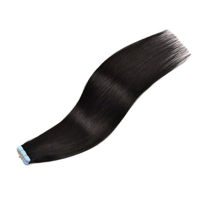 Carmine Juneberry No Trace Invisible Hair Extension Piece with real female hair for seamless blending and natural look.