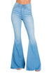 Light wash Jade Icarus Logan Bell Bottom Jeans in size 30 inseam, with classic denim style and bell bottom flare.