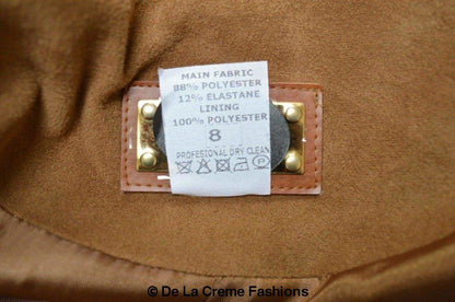 Women’s tan brown suedette longline duster coat by Ex Per Una, stylish jackets and coats from Rose Eleusis.