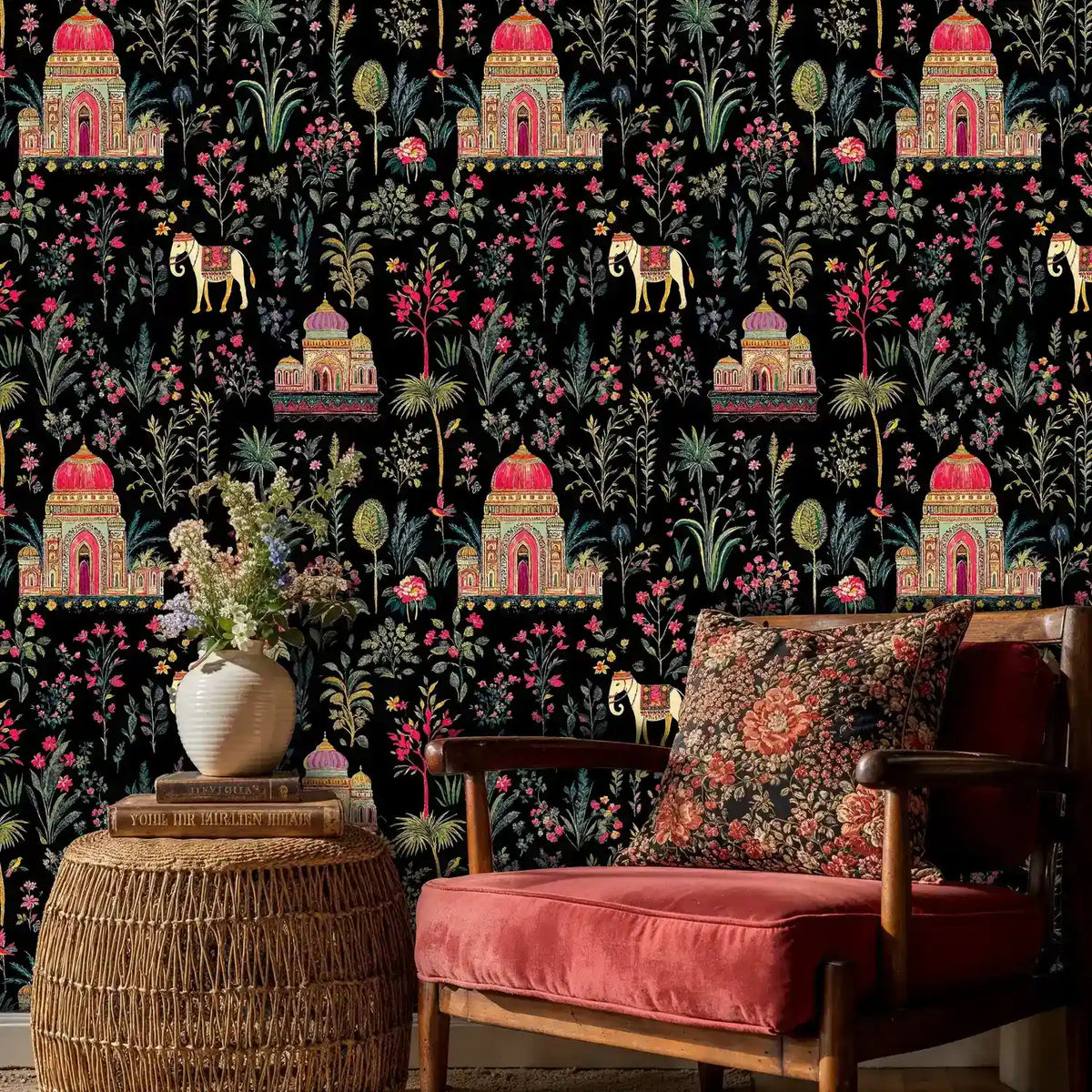 Exotic Indian Palace Wallpaper