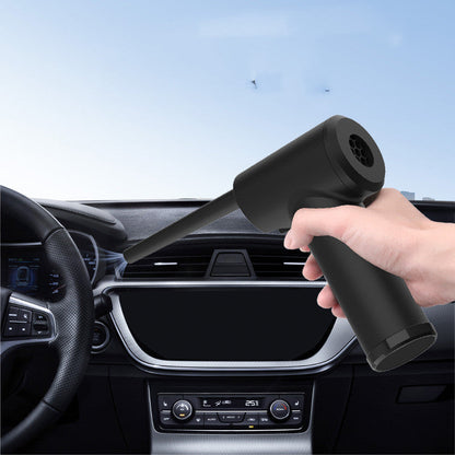 Maroon Asteria portable electric wireless dust blower for car and home cleaning, compact and handheld automotive tool