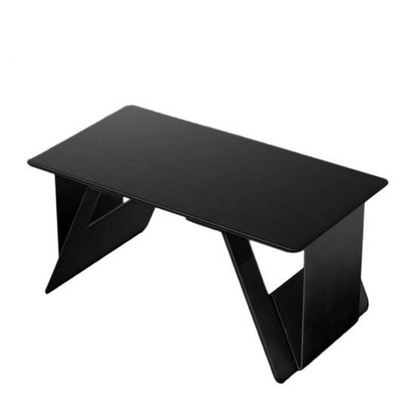 Portable Laptop Desk Stand: Foldable &amp; Adjustable, Ideal for Bed, Couch, Office - Black