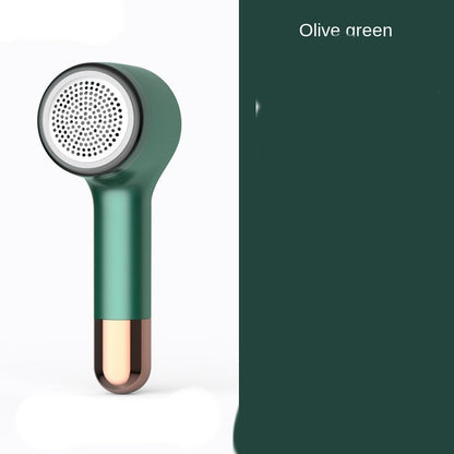 Maroon Asteria USB charging hair ball trimmer for home use, featuring a compact design and easy handling for removing lint and fuzz.