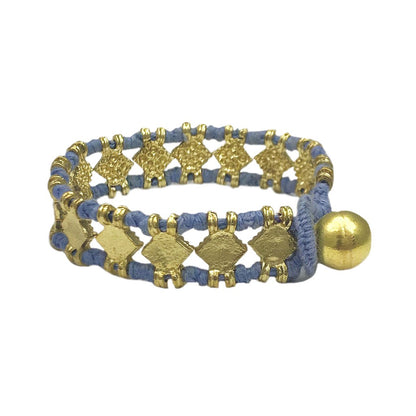 Ariel Amara bracelet with colorful beads, handcrafted fair-trade jewelry displayed on a neutral background.
