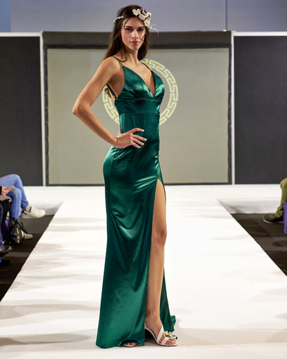 Adelle Mermaid Emerald Dress evening dresses