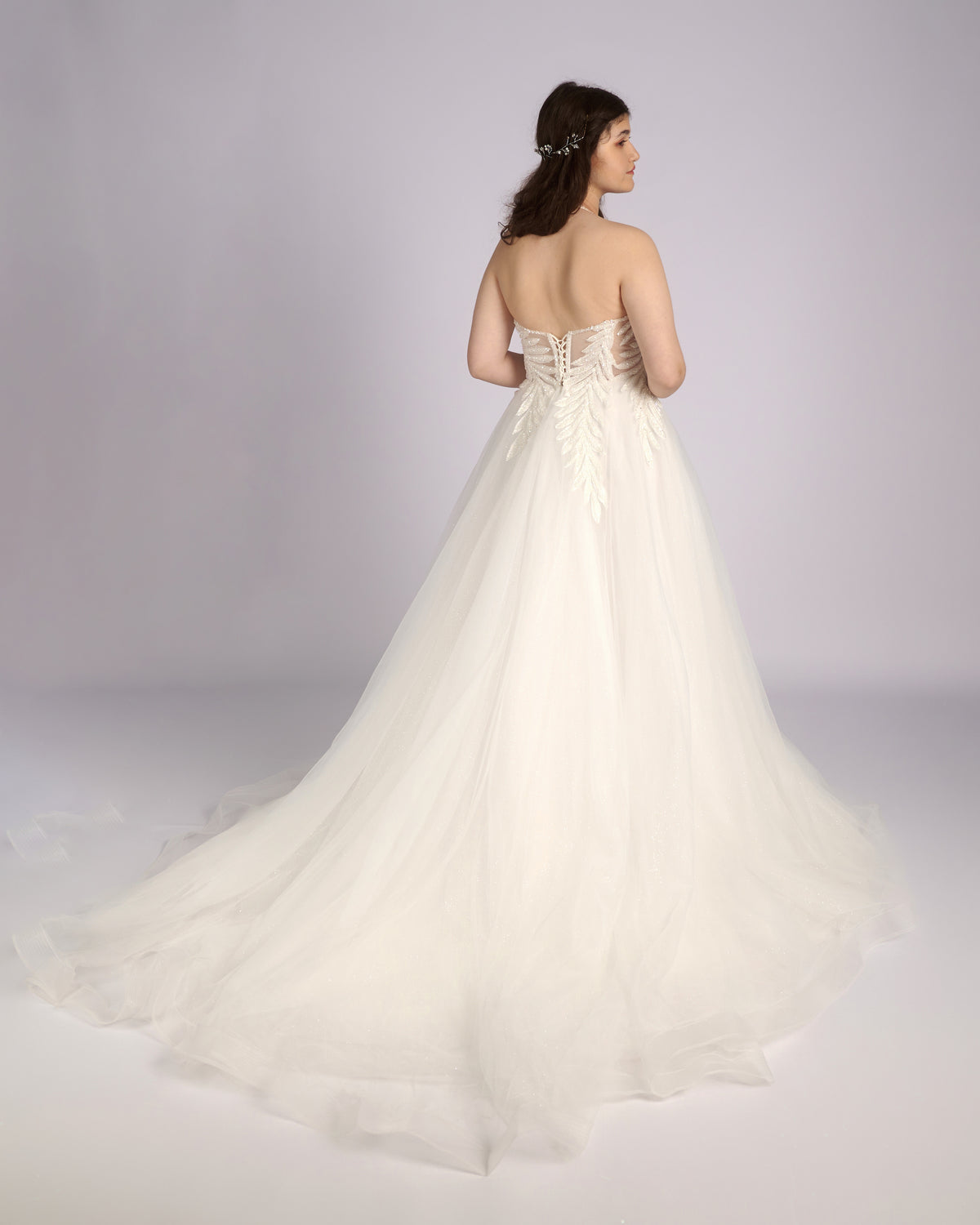 Danai Hand Beaded Crystal Bustier Hand Beaded Crystal Bustier Wedding Dresses