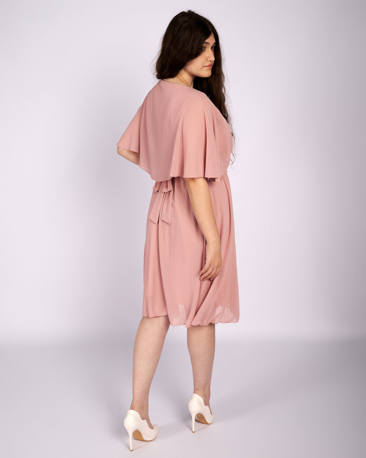 Dorothy Pink Flare Chiffon Dress "evening dresses"
