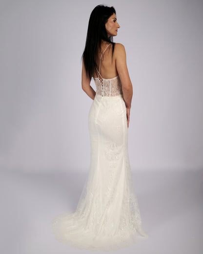 Chelsea Mermaid Spaghetti Straps Bridal Dress Chelsea Mermaid Spaghetti Straps Bridal Dresses