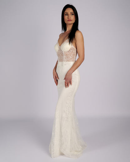Chelsea Mermaid Spaghetti Straps Bridal Dress Chelsea Mermaid Spaghetti Straps Bridal Dresses