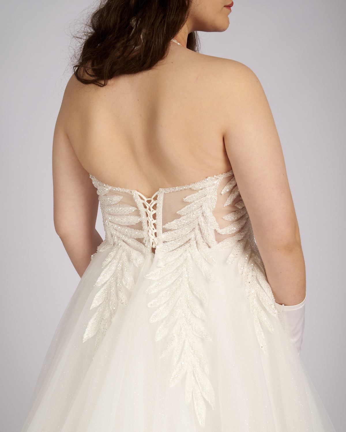 Danai Hand Beaded Crystal Bustier Hand Beaded Crystal Bustier Wedding Dresses