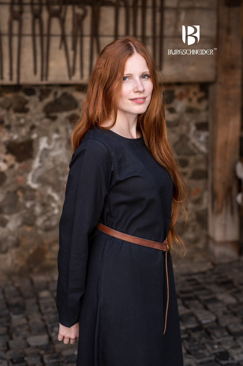 Black Under Dress by Azure Briseis, perfect for festivals and parties, shown in a sleek, fitted design with adjustable straps.