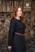 Black Under Dress by Azure Briseis, perfect for festivals and parties, shown in a sleek, fitted design with adjustable straps.