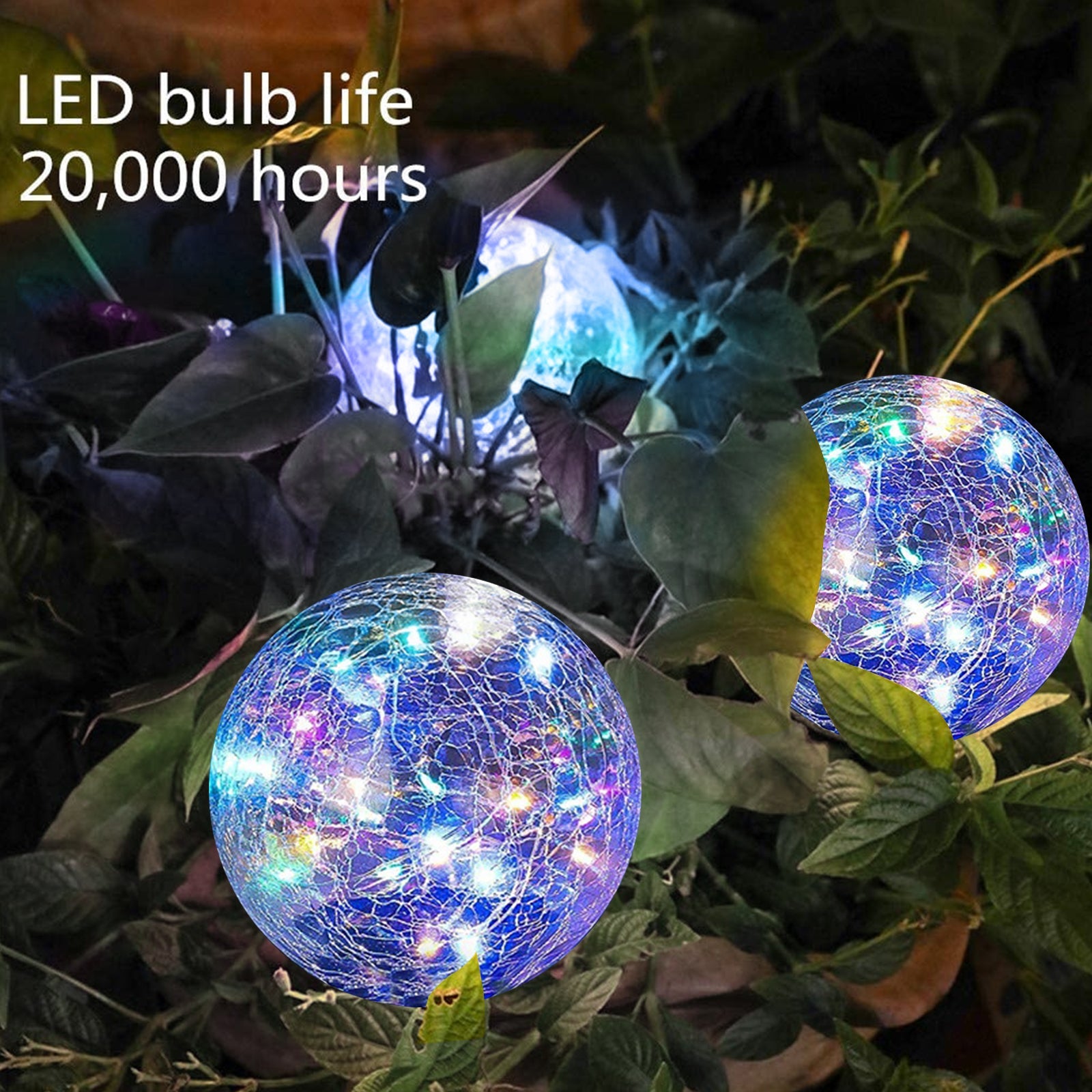 Pink Iolaus outdoor solar crack bottle string lights with 20 waterproof decorative LED lights for garden or patio lighting.