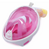 Salmon Lucky full face snorkel mask for outdoor water activities, featuring a wide viewing lens and comfortable fit.