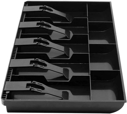 Erin Smokey cash drawer organizer tray with coin slot for home or garden cash storage and organization.