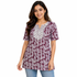 Trendy ethnic Kurti top for women by Champagne Windroot, featuring vibrant patterns and traditional design.