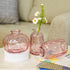 Modern Periwinkle Azolla flower vase for living room decor, featuring a sleek design and smooth ceramic finish.