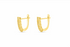 Amber Aether modern earrings, lightweight and comfortable jewelry with sleek design, shown on a white background.