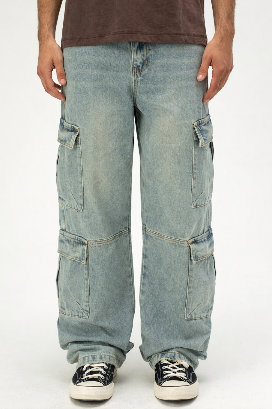 Stretchable denim pants from Crimson Phoebe, men&