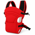 Red 3-in-1 ergonomic adjustable sling carrying bag for kids and babies by Gray Themis, featuring multiple carrying options and comfortable design.